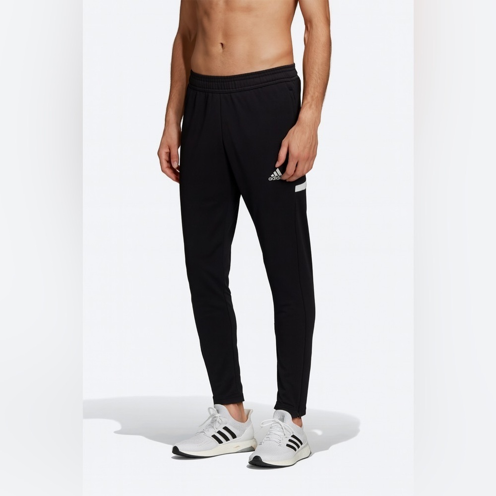 Adidas AEROREADY Black Track Pants 2XL Men’s – Zip Hem, Athletic Trousers